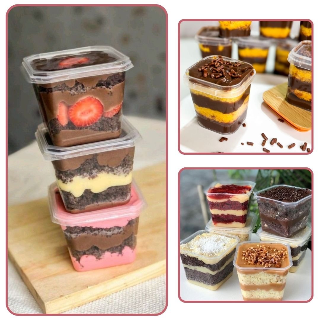 Pasteles en Vaso